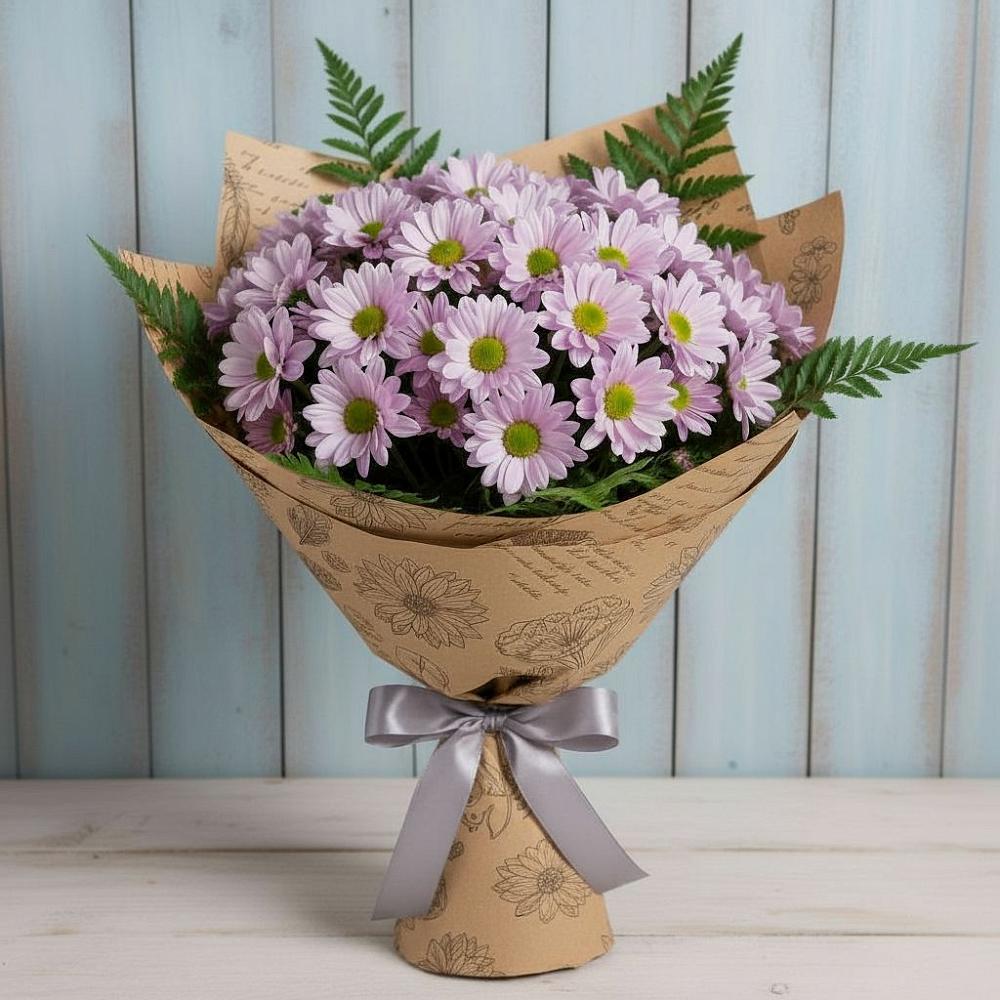 Букет цветов из: Хризантемы в Восточной