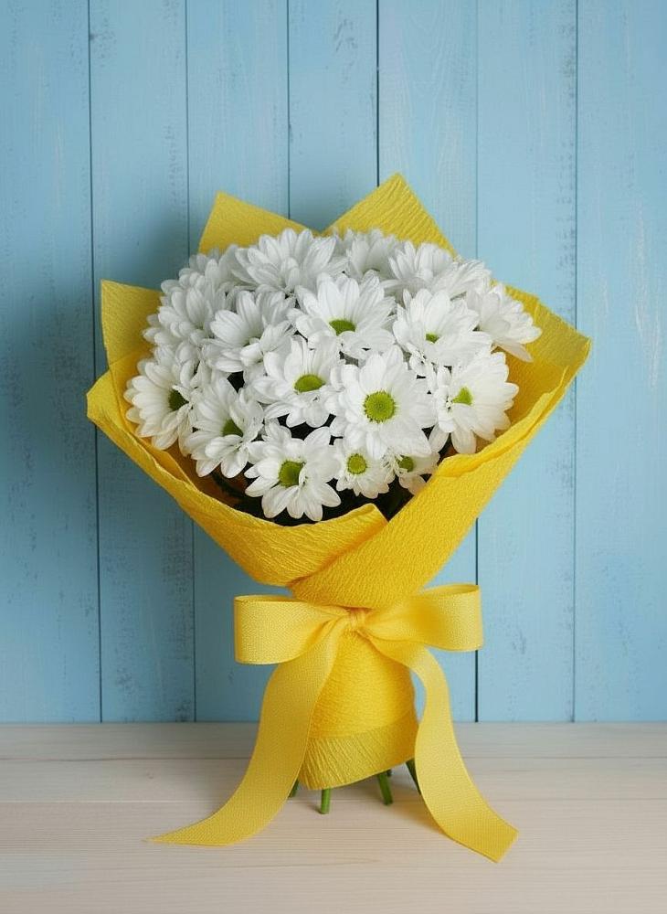 Букет цветов из: Хризантемы в Восточной