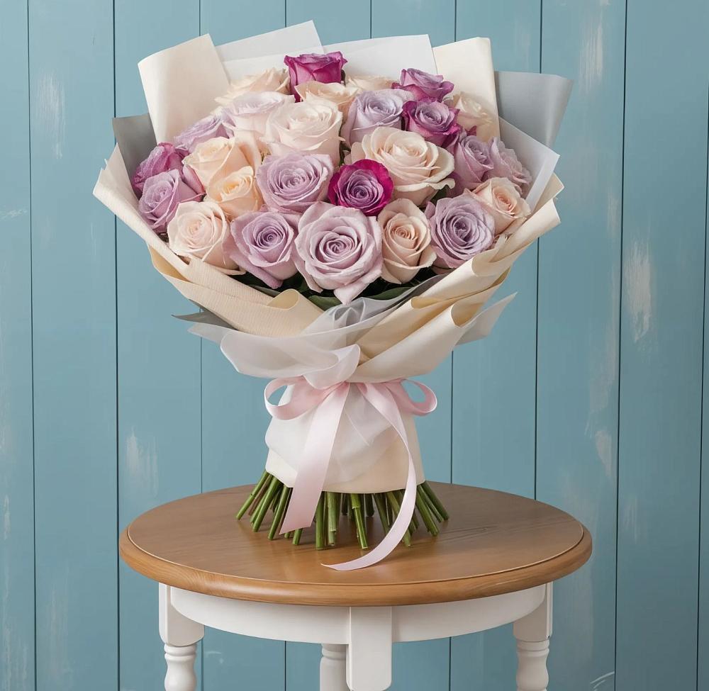 Букет цветов из: Розы в Восточной