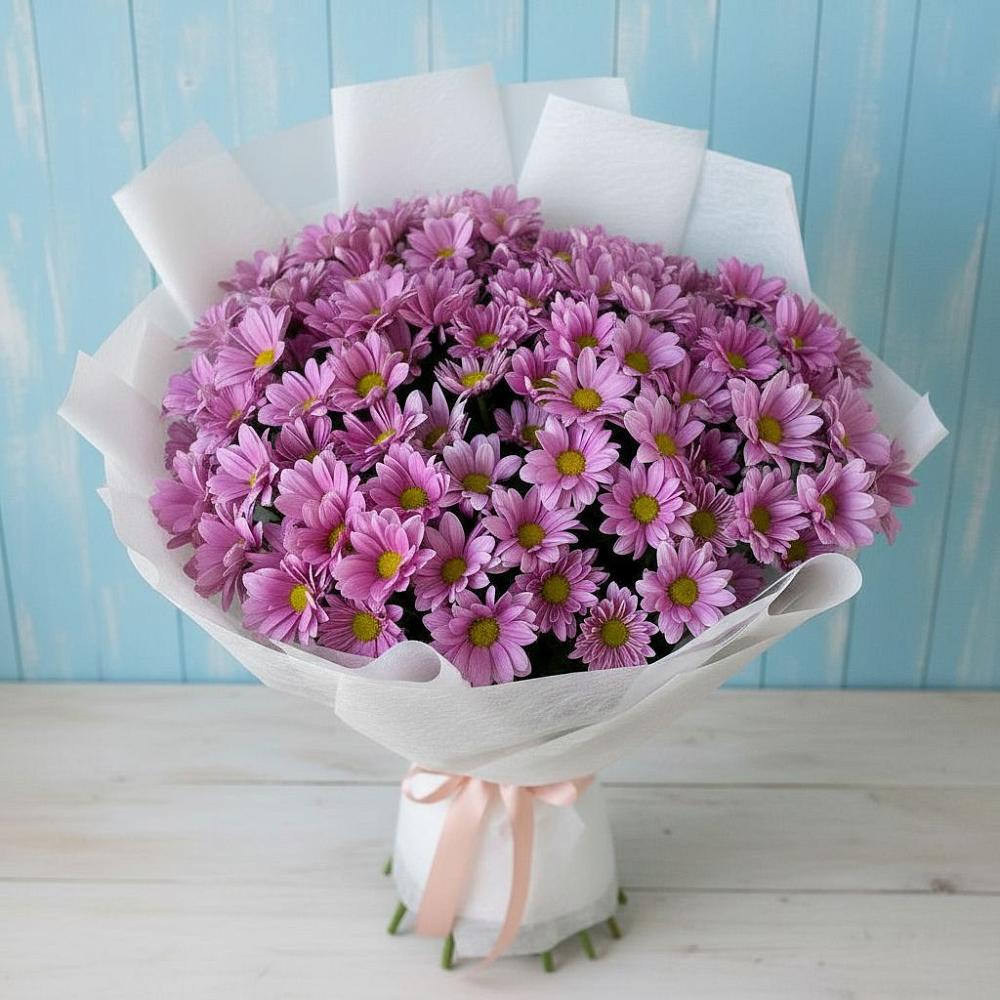 Букет цветов из: Хризантемы в Восточной