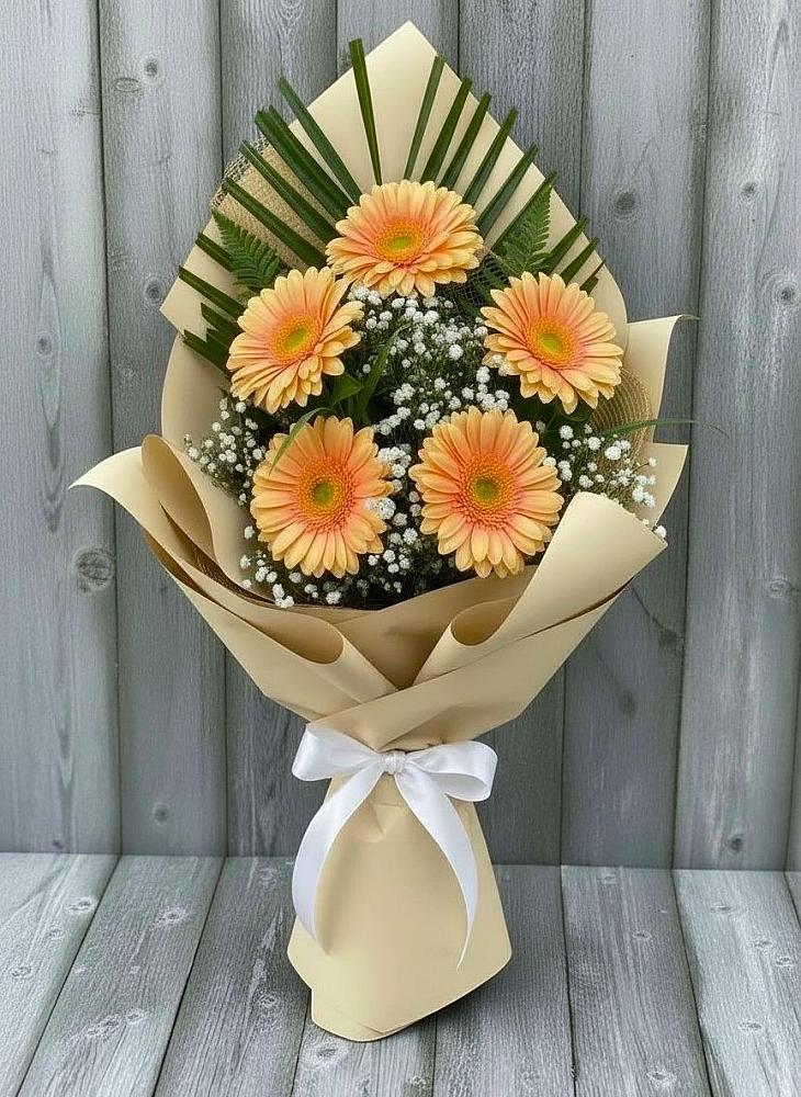 Букет цветов из: Герберы в Восточной