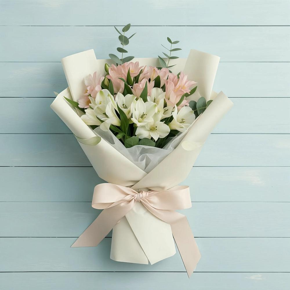 Букет цветов из: Альстромерии в Восточной