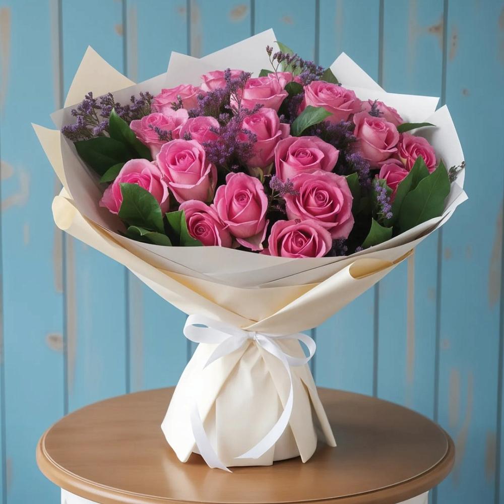 Букет цветов из: Розы в Восточной