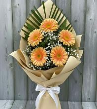 Букет цветов из:  Герберы в Восточной