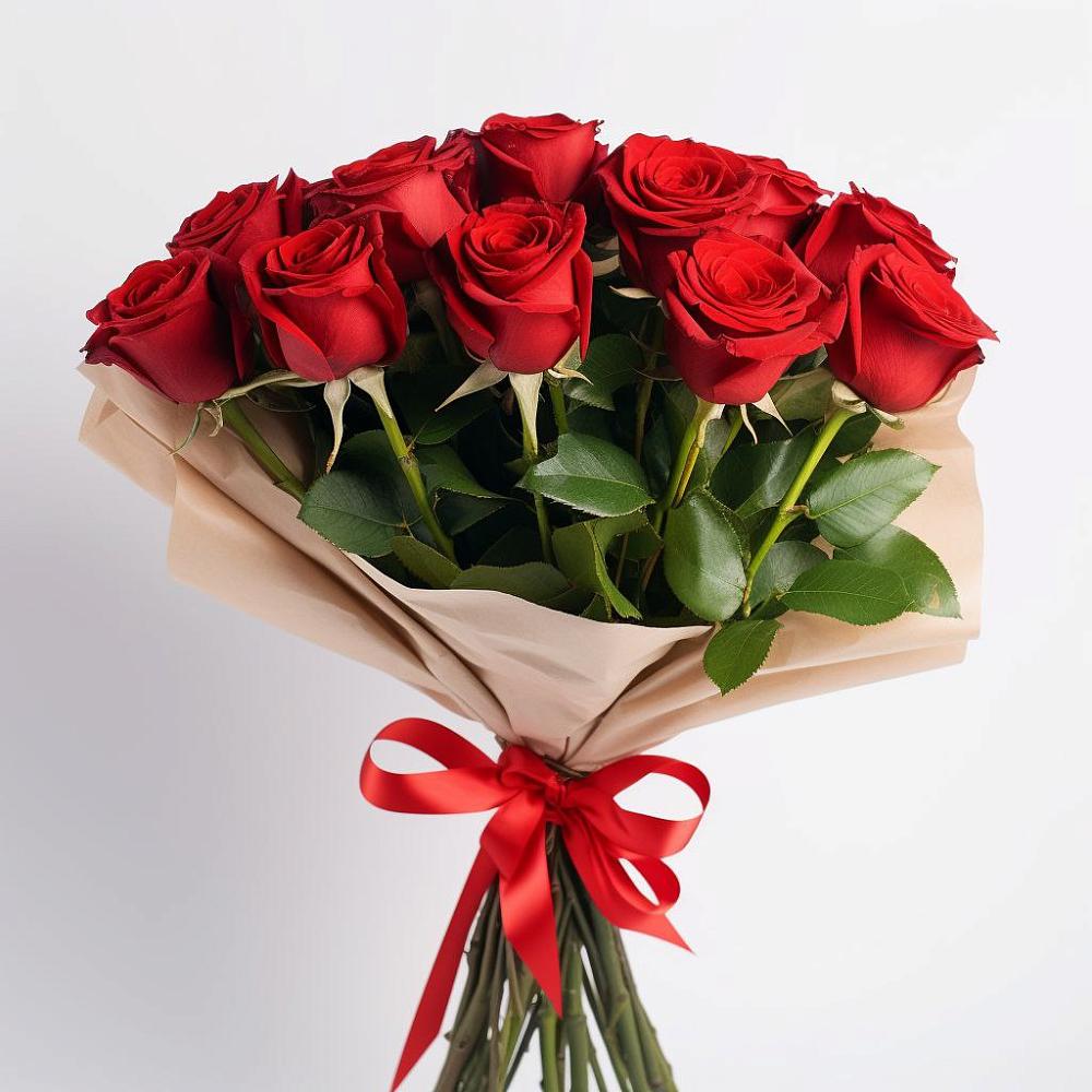 Букет 11 Красных роз Эдлесс Лав в Восточной