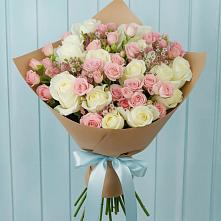 Букет цветов из:  Розы в Восточной